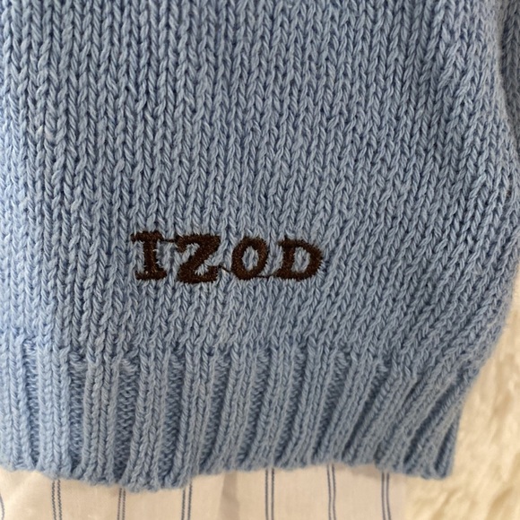 NWT Izod Infant 2 piece set, button down shirt and sweater vest. Size 12 months - Picture 3 of 4